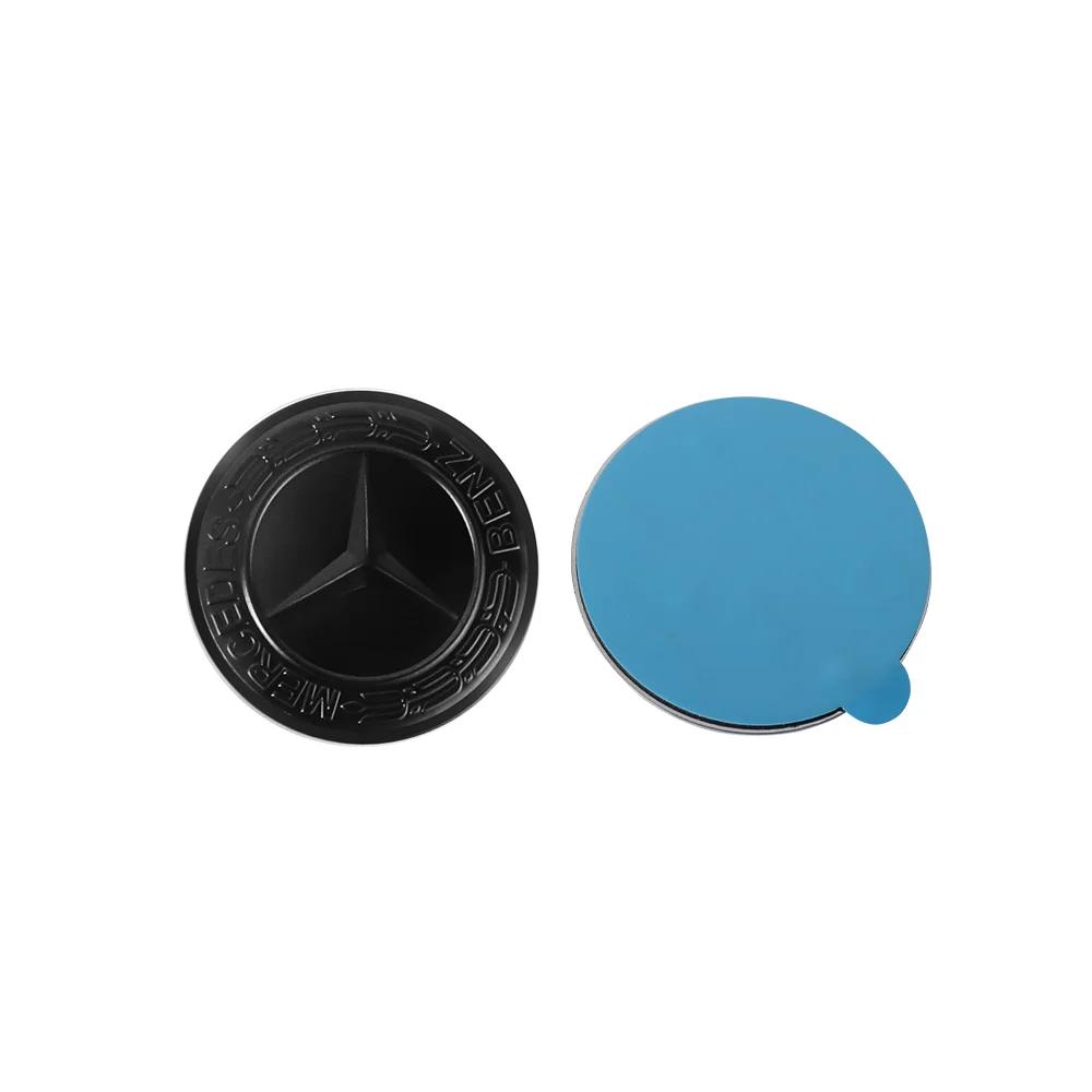 57MM Car Styling Front Hood Emblem For Mercedes BenzStickers Auto Decoration Decal Accessories A E Class W205 W204 GLC CLA W447