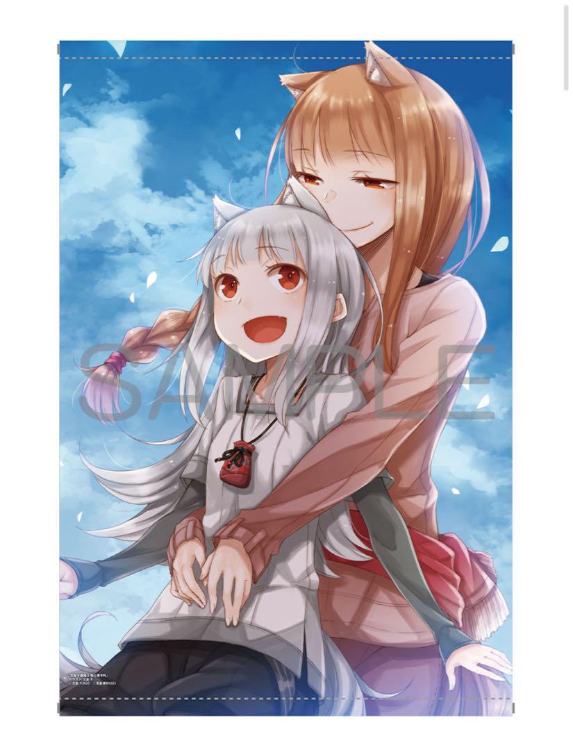 

[Б/У] Коллекция артов Ayakura Tou 2 Spice and Wolf B2W замшевый гобелен Бонус ограниченного издания Melon Books