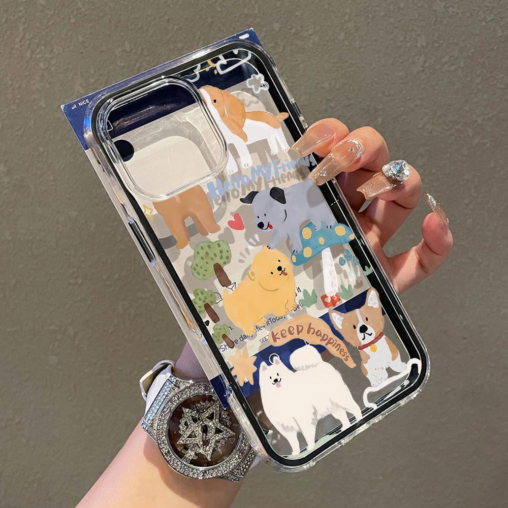 Painted Phone Case for iPhone 17 11 12 13 14 15 16 iPhone 17 12 13 14 15 16 Pro 17 12 13 14 15 16 Pro Max  High Quality Painted Animal Cute Phone Case