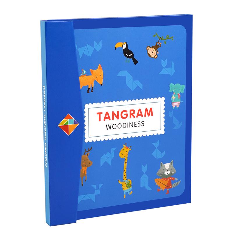 Children's Magnetic Tangram Puzzle Set for First Grade Second Semester