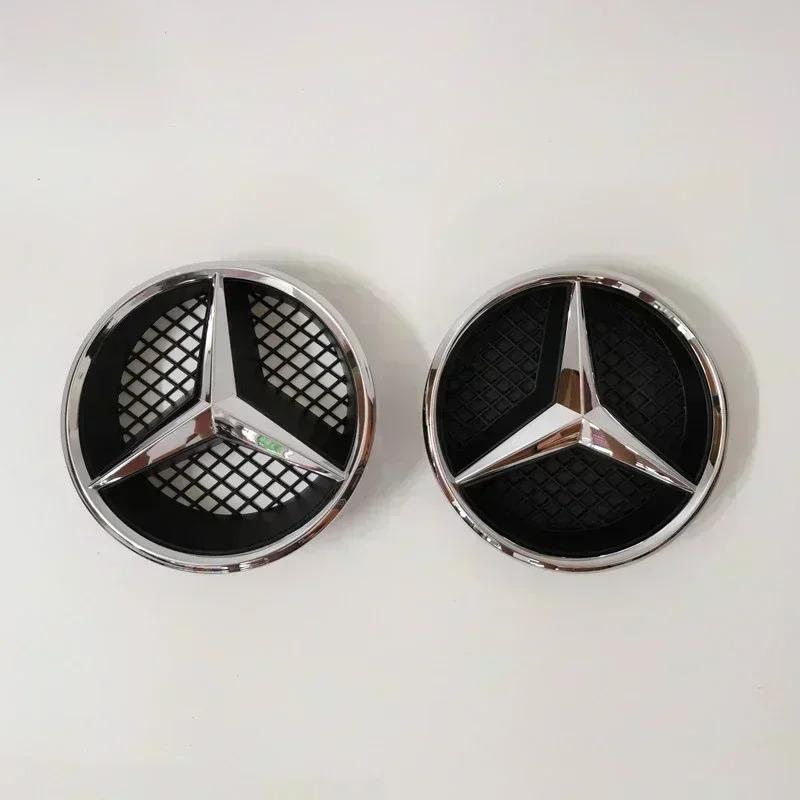 3D Car Grill Emblem Star Badge Front Grill Logo For Mercedes Benz W204 W205 W213 X253 A B C E S CLA GLB GLC GLE GLS Accessories CD8