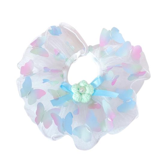 Pet Collar Lace Edge Good Ductility Fashion Cute Flower Bibs Lovely Dog