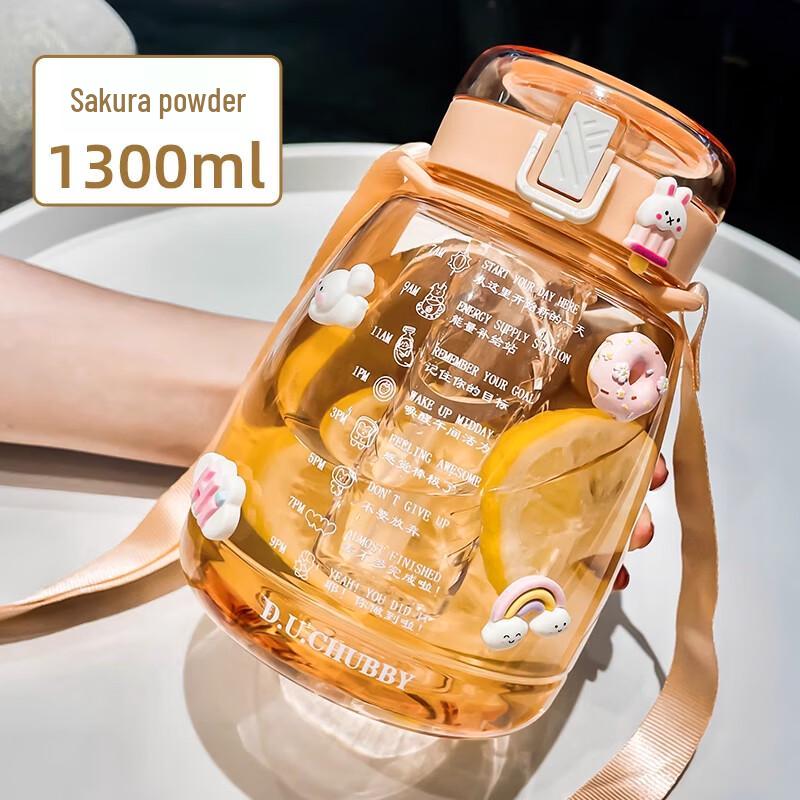 Lainuo Portable Large Capacity Straw Tumbler
