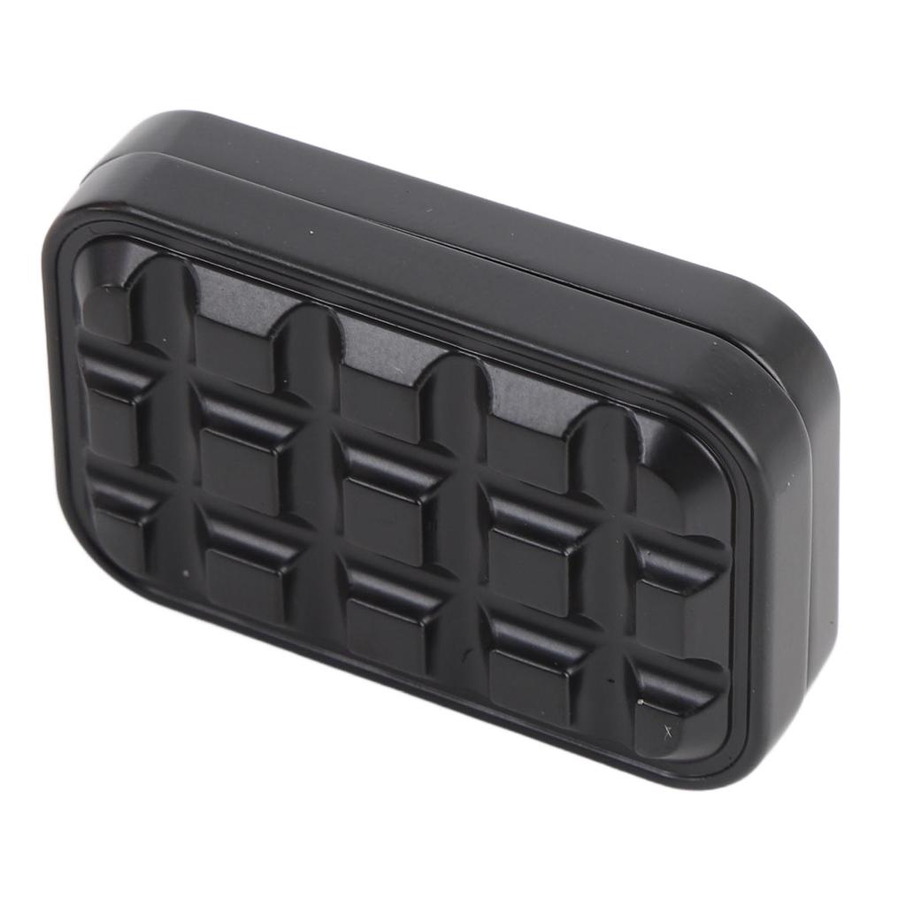 Metal Slider Toy 50x25x17mm Aluminum Alloy Push Card Hand Toy with Storage Bag for Office Travel