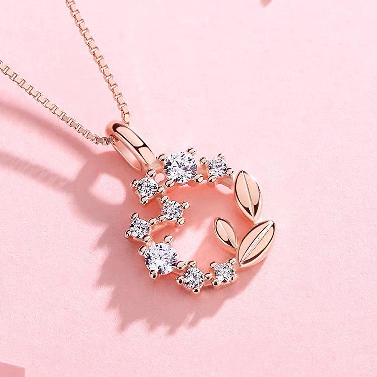 

Ожерелье Lucky Garland из стерлингового серебра S925, легкая роскошная цепочка на ключицу для подруги, зрелой девушки, стиль, высококачественный летний кулон 925