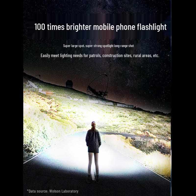 WARSUN High-Power Rechargeable Flashlight