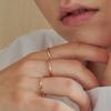 Loveenb [14K Gold] Daily Cutting Hollow Ring