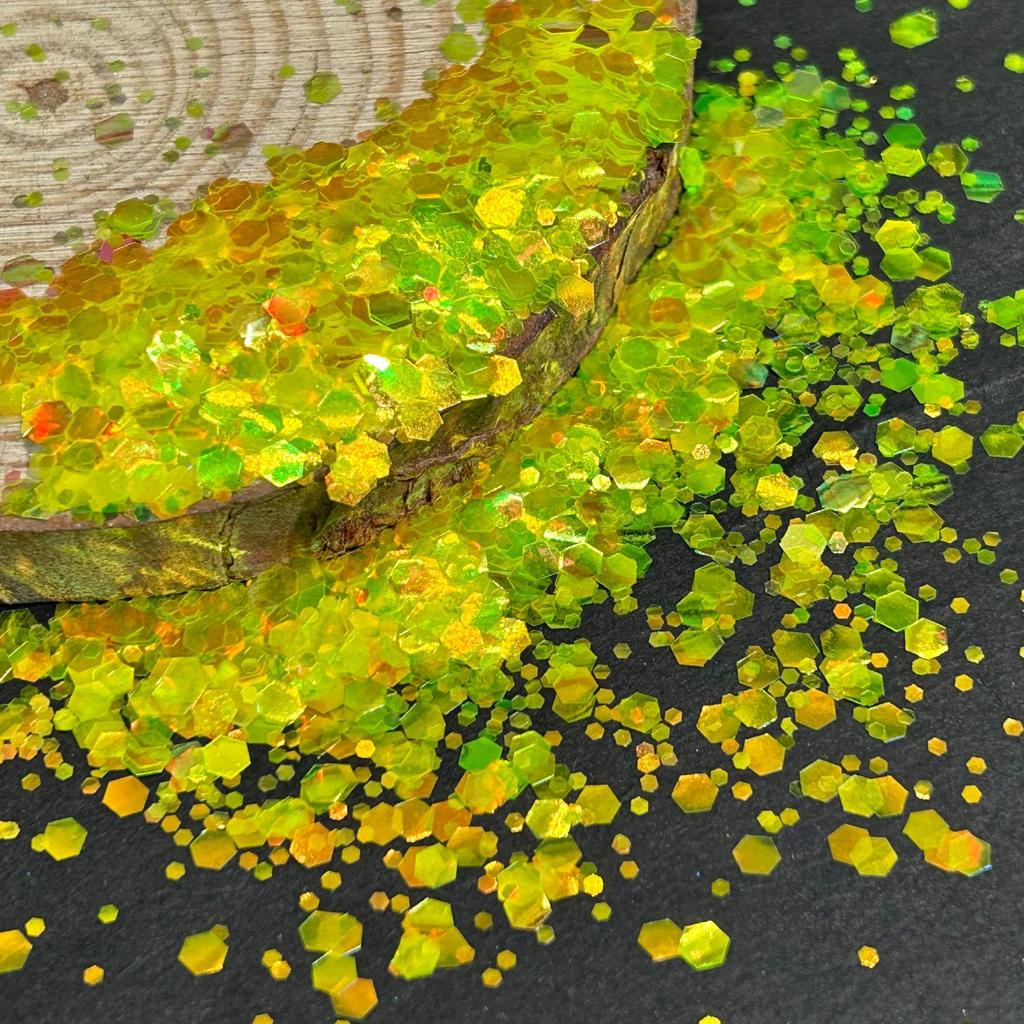 Ultra-Thin Fluorescent Color Large Sequin Nail Art Decorations – Handmade DIY Toy Accessories