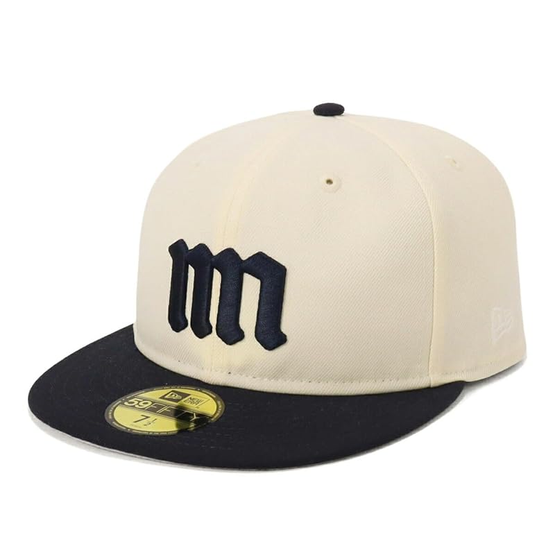 

[New Era] cap 59FIFTY Goro Nakatsugawa collaboration chrome/navy 7 1/2 5950SB GORO CRM NVY 14460929 NER36C2635