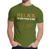 Unisex T Shirt The Bass Player Is Here Electric Guitars Music Tops 100 Cotton Fashion