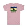 Geschenk-T-Shirt : Lesotho Flagge verwittert Afrika Afrikanisches Land Souvenir National