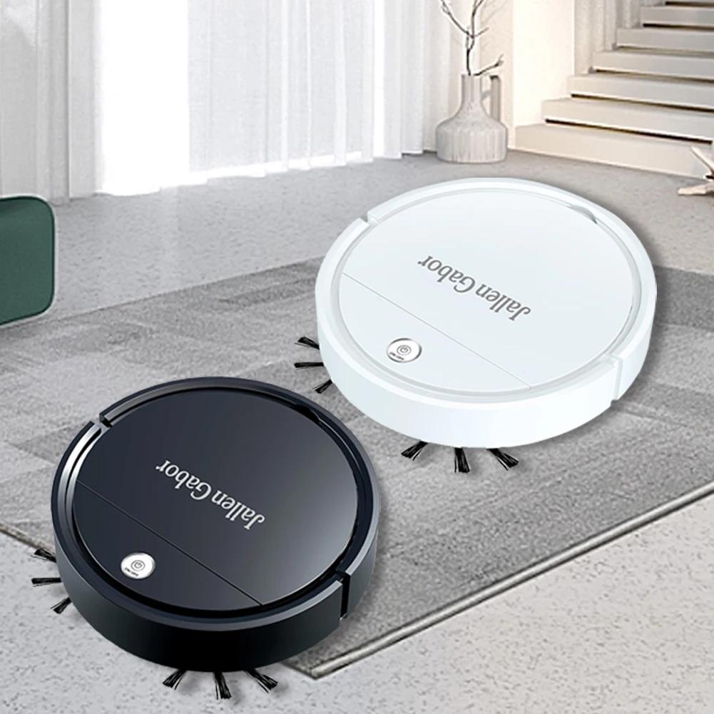 3 In 1 Robot Floor Cleaner Multifunctional Household Cordless Robot Vacuum USB Rechargeable Smart for Hard Floor Pet Hair Carpet