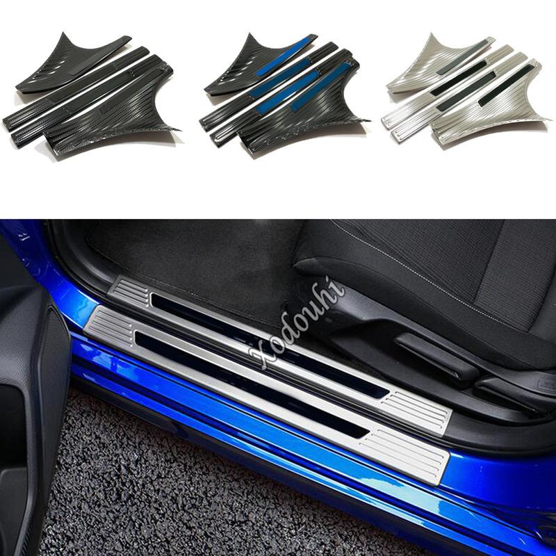 Stainless Steel Inner Door Sill Scuff Plate Cover Trim Car Accessories Pedal Threshold For Honda Civic 11th Gen   2024