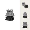 Girl Baby Summer Dress Set With Soft Fabric And Bow For Toddler Girls