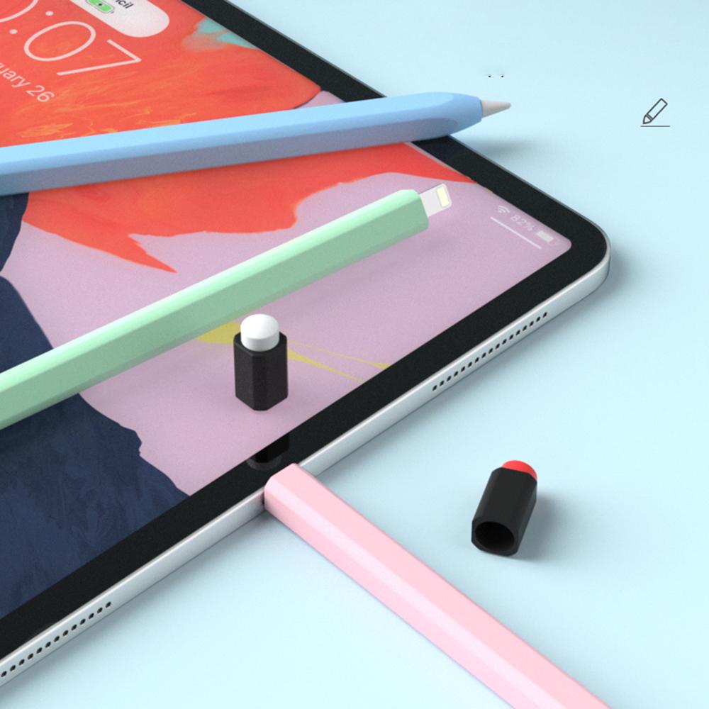 Pro Apple Pencil (1. generace) Ochranný obal Silikonový kryt na stylus odolný proti poškrábání