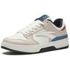Anta Classic Comfortable Fashion Shock Absorbing Wear Resistant Height Increasing Low Top Sneakers Men Sneakers White Beige Blue 112548010-2