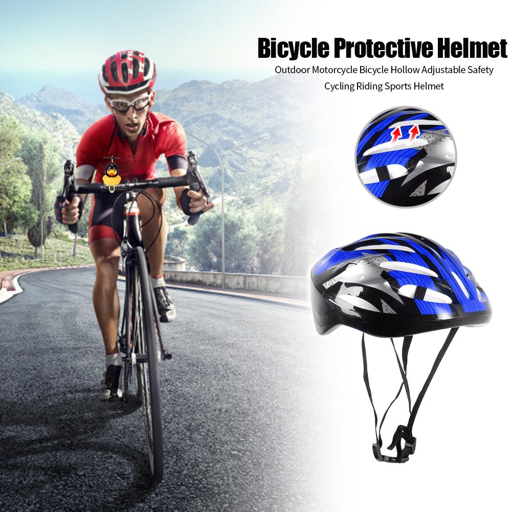 Verstellbarer Sicherheits Rennrad Reiten Helm Outdoor Motorrad Fahrrad Ausgeschnitten Atmungsaktiv Unisex Sport Schutzhelm