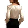 Women's Fashionable, Casual And Versatile Long,sleeved Shirt Top