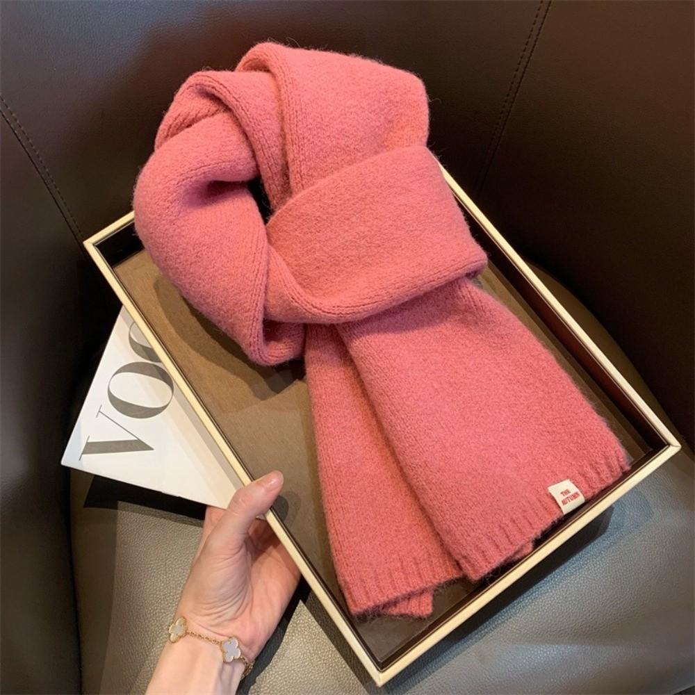 Coldproof Knitted Scarf Windproof Scarves Bib New Neck Wraps  Autumn and Winter