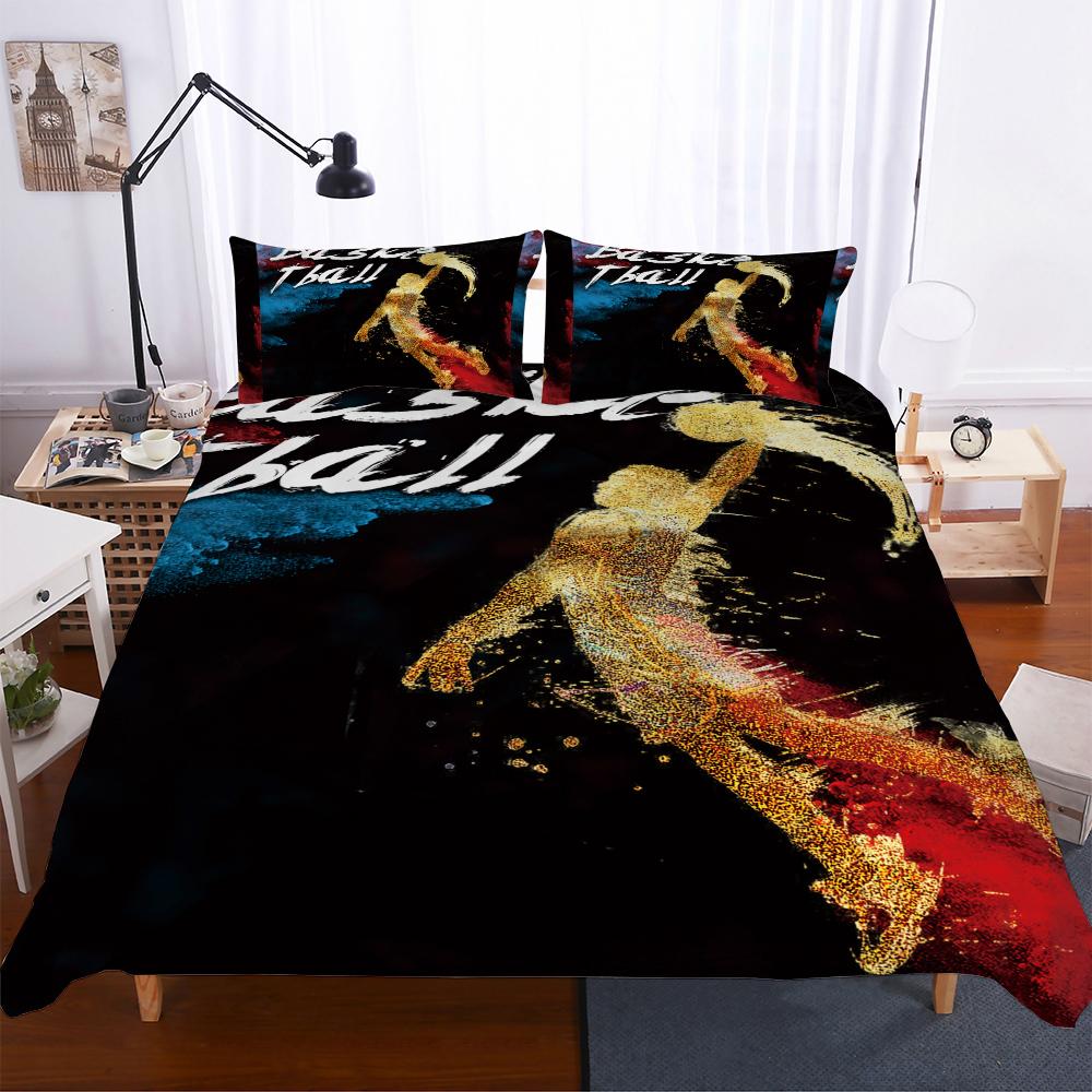 

Modern Durable Housse De Couette 2 Personnes Egyptian Polyester Boy Sets 3pcs Bed Football For Beds Quilt Comforter (quilt)-EU Single(135*200cm)3pcs