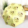 Pompompurin  Pattern, Automatic Folding Umbrella, Portable and Foldable Design, 8 Ribs, a Christmas or Birthday Gift.