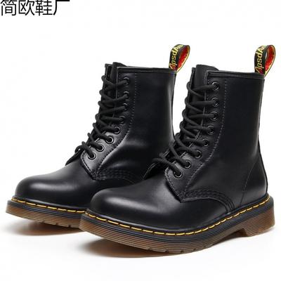 Martin Boots High-top Motorcycle Boots Women's Classic Soft Leather Short Boots Men's and Women's Genuine Leather Boots