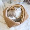 Pet Blanket Multifunctional Foldable Corduroy Warm Soft Cat Bed Mat for Dog