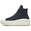 Chuck Taylor All Star Move Platform High Colorful Suede - Shadow Woods Women Sneakers Blue A11146C