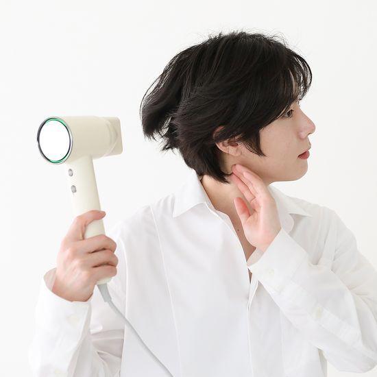 Mooas Super Plasma BLDC Hair Dryer BASIC Low-Noise Dryer (Light Beige/Soft Pink)