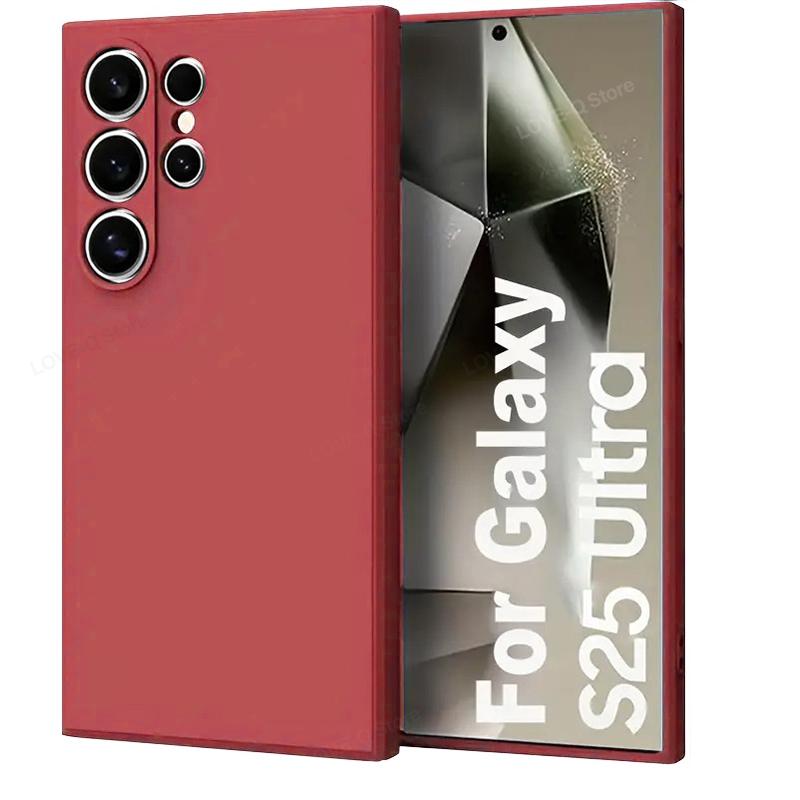For S25 Ultra Plus Case Silicone Phone Case For Samsung Galaxy S25 S 25 Ultra Plus S25Ultra Cases Camera Protective Cover