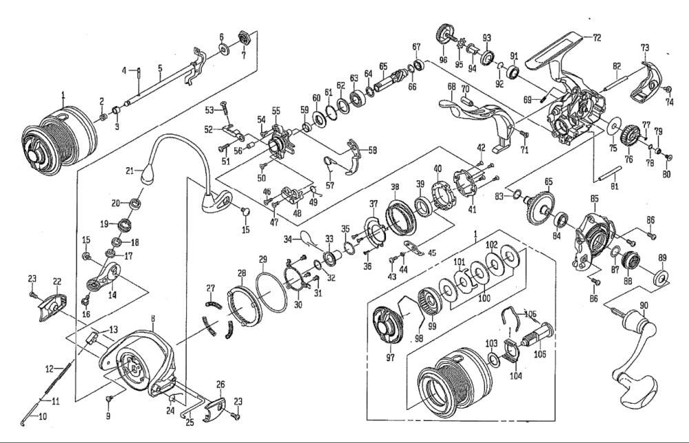 Genuine Daiwa 16 Triso Handle Part Number Part Code 1H1370 000555791H1370 (DAIWA) 3000H-LBD Knob, 202,