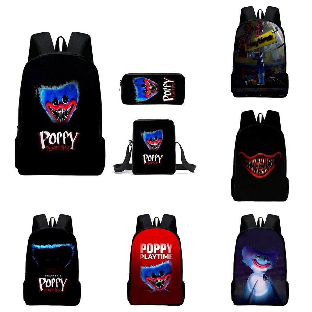 Poppy Playtime Huggy Wuggy Kissy Missy Backpack For Kids Stylish And Functional!
