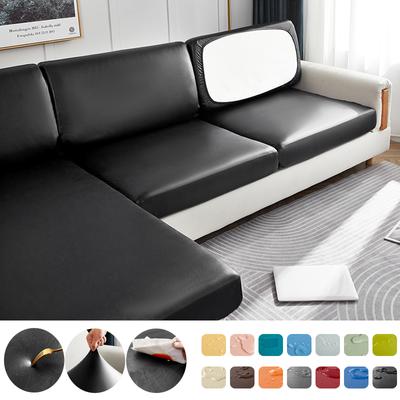 Leicht zu reinigender, wasserdichter PU-Möbelschutz, solider Sofabezug, Ecksofa-Sitzbezug, elastischer Stretch-Couchbezug