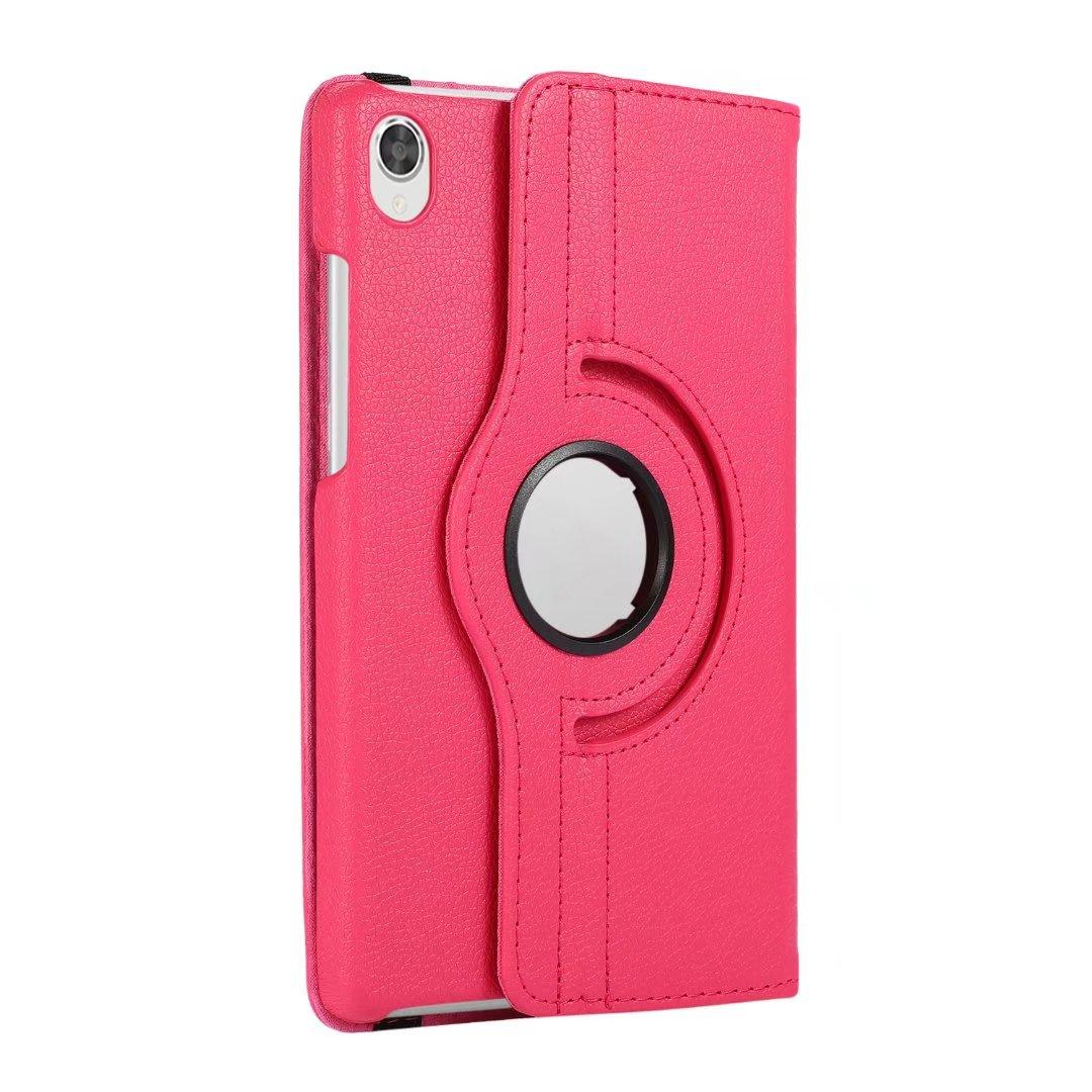 

Для Lenovo Tab M8 TB-8505 8 дюймов Чехол-подставка с вращением на 360° для Lenovo Tab M8 plus 8705 8 дюймов Ударопрочный однотонный чехол розы красного