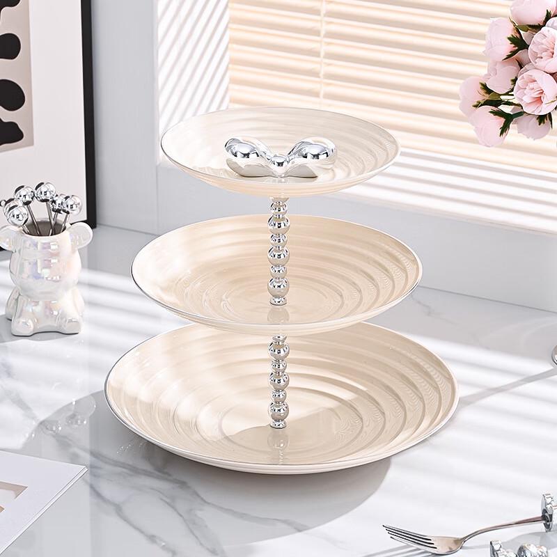 Elegant Multi-Tier Dessert & Fruit Stand