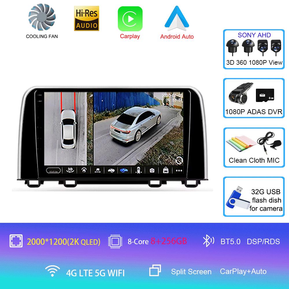 Android 14 For Honda CRV CR-V 5 RT RW 2017 - 2022 Car Radio Multimedia Video Player Navigation stereo GPS No 2din 2 din dvd