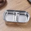 Thickened BBQ Plate 304 Rustless Steel Seasoning Plate Hot Pot Sauce Dish  Hot Pot Dipping Sauce