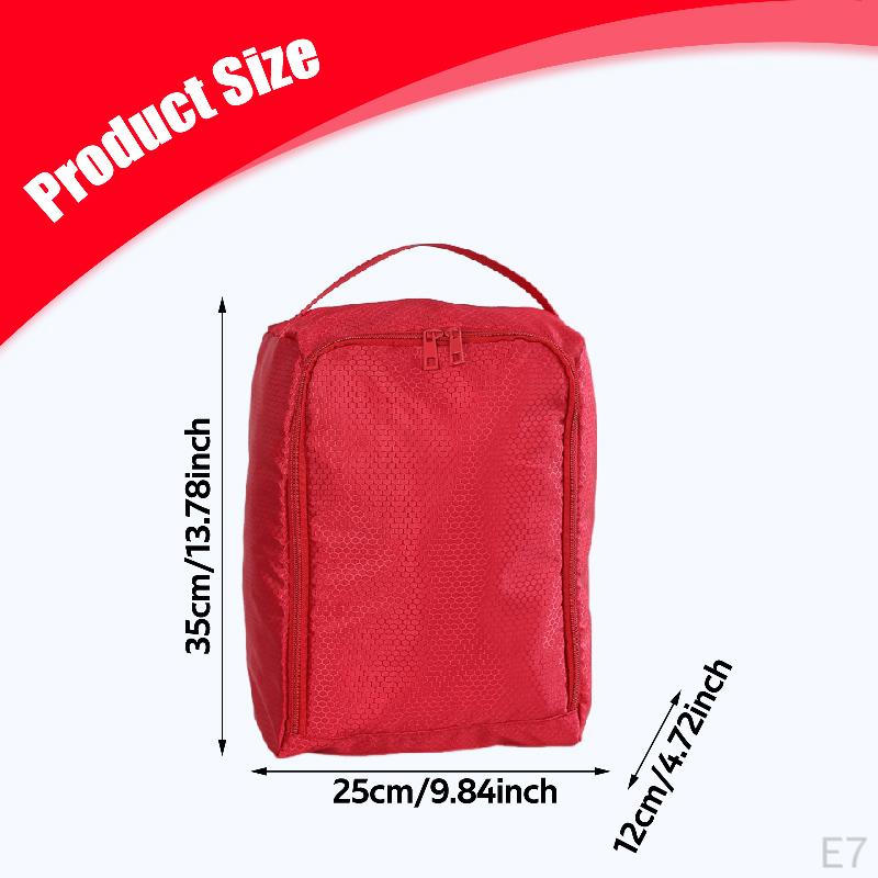 Golf Shoe Bag Carry Breathable Large Capacity Easy to Zippered Carrier