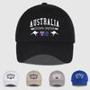 Bandera Canguro Australia Gorra de Béisbol SoftTop Estilo Patriótico Retro Viaje Diario Senderismo al Aire Libre Acampada Entusiastas de Viajes Ho