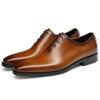 Hoge Kwaliteit Heren Oxford Schoenen Echt Leer Puntige Neus Luxe Zwart Bruin Heren Zakelijk Kantoor Formele Schoenen