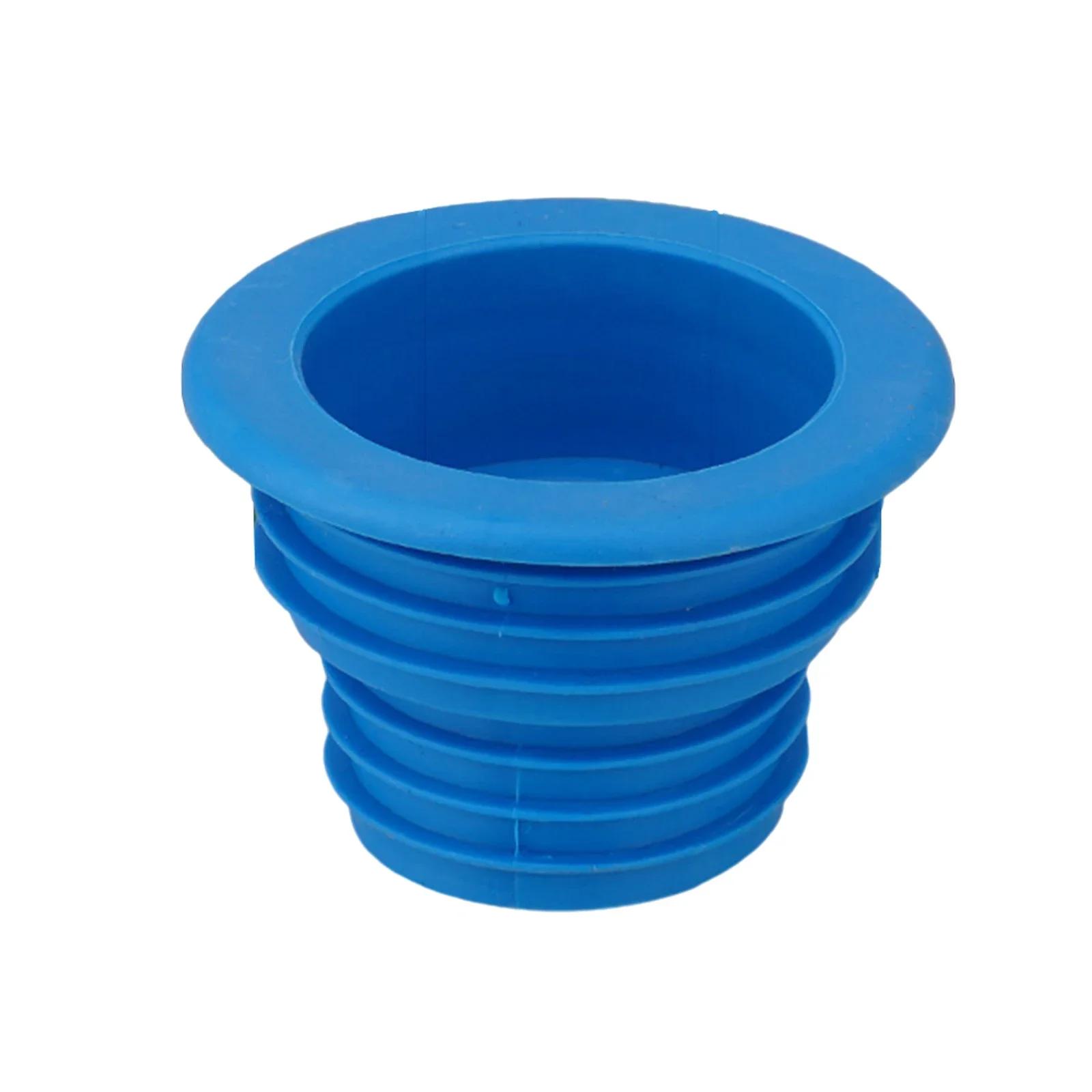 

Home Kitchen Bottom Outer Diameter 3.3cm 1.3inch Washing Machine Drain Holder Strong Sealing High-Quality Silicone синій