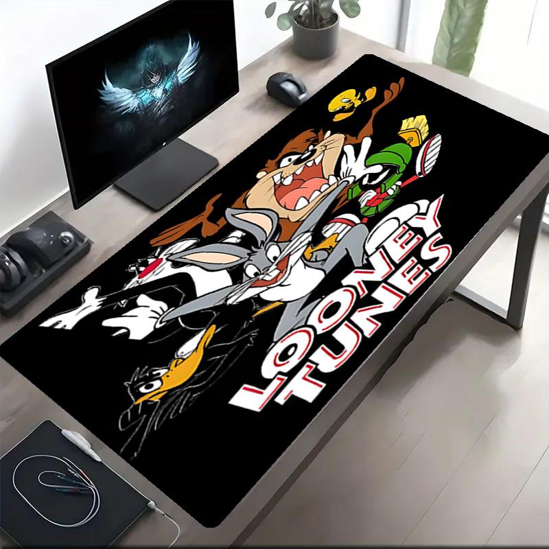 Looney Tunes Theme Mouse Pad, Non Slip Rubber Base, Multifunctional Office & Home Decor, Perfect for Workspace Personalization.