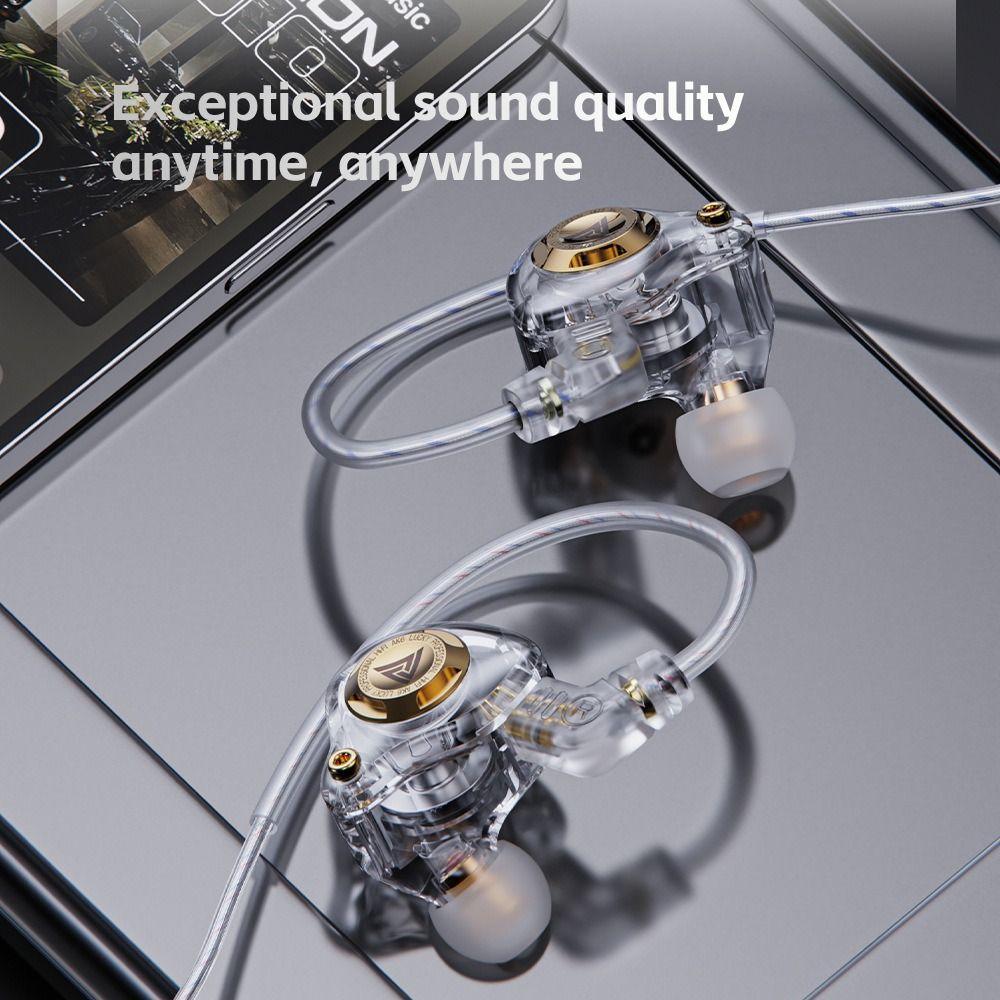 In-Ear Dynamic Earphone Tangle-Free Stereo Headset NEW HIFI Earbuds  Outdoor Activities