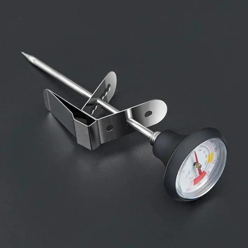 2025 Stainless Steel Coffee Thermometer - Digital Probe 0-100℃ , ±0.5℃ High Accuracy for Espresso/Milk Frothing/Homebrew