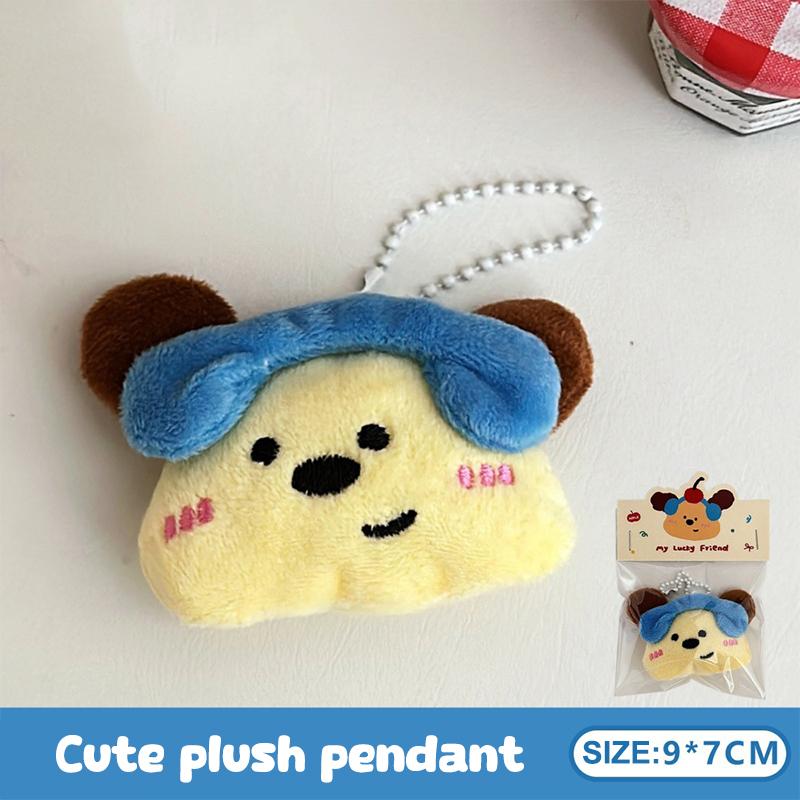 Mini Cartoon Small Animal Doll Toy Keychain Creative Cute Pendant Keychain Exquisite Backpack Decoration Accessories Gifts