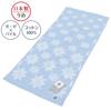 Nishikawa Face Imabari Gauze Made In TT21121000 Towel, 34x80cm, 100% Cotton, Imabari-Made, "Happy Gardenia," Blue, Japan,