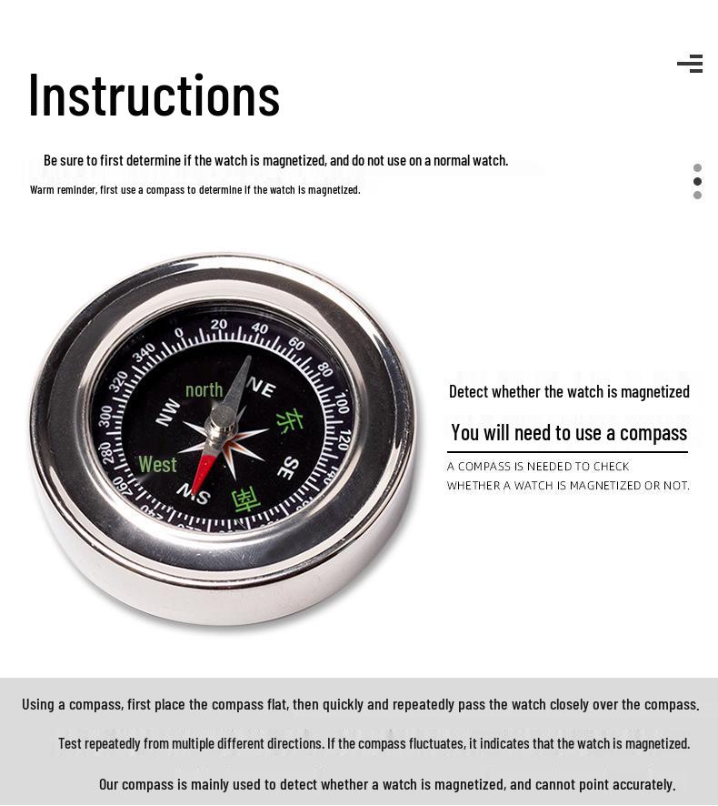 Watch Demagnetizer Tool for Accurate Timekeeping