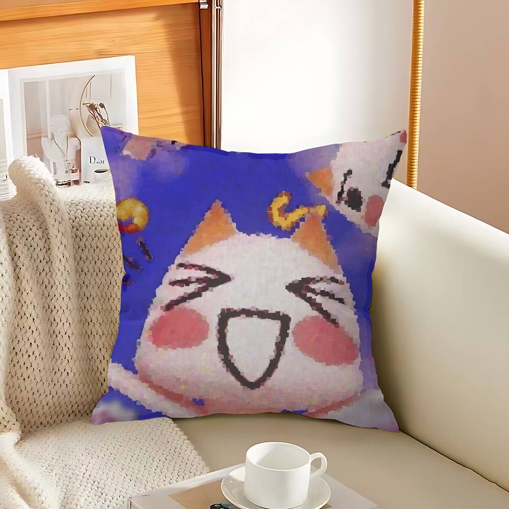 Inoue Toro CUTE Cat Personalized Pillow Cover Kids Bedroom Wild Party Decor Pillowcase Kid Birthday Shower Gift