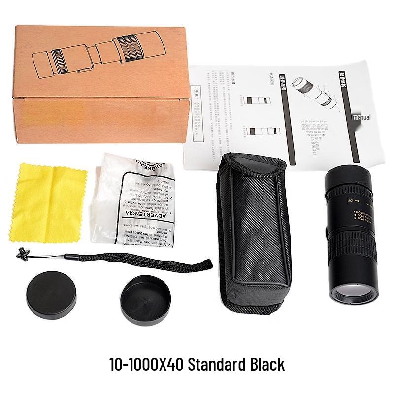 High-Definition 10-1000x40 Monocular Telescope
