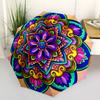 1pc Colorful Mandala Pattern Automatic Umbrella - Automatic Opening And Closing, Sturdy Iron Frame, Formal Occasions yy251018120